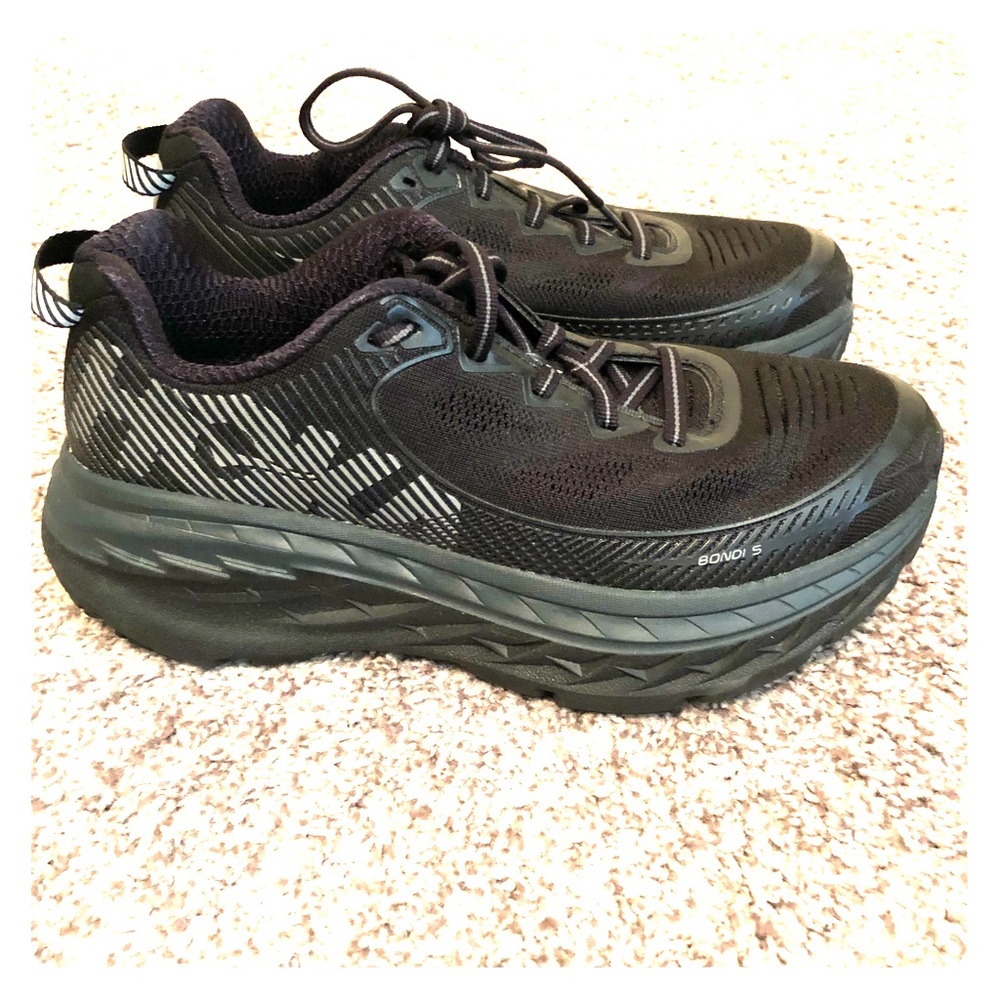 Black Hoka One One sneakers